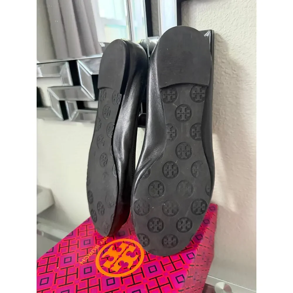 Tory Burch Ballet Flats Size 8.5 Black